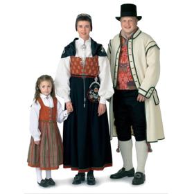 Kvinne og mannsbunad